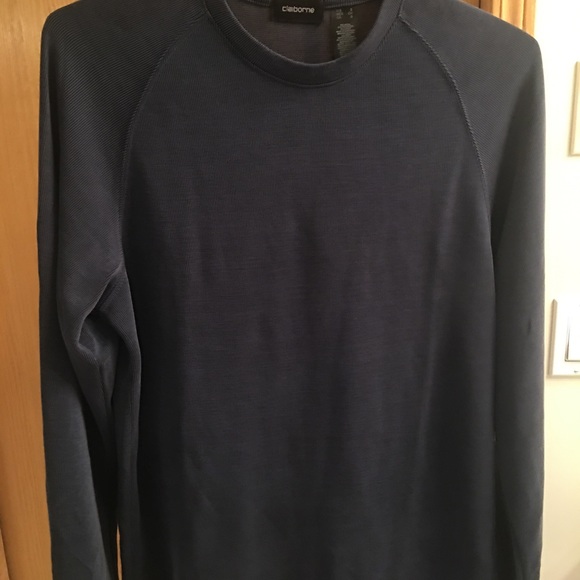 CLAIBORNE Casual Long Sleeve Shirt.  New, Small, Cool Fabric - Picture 2 of 14